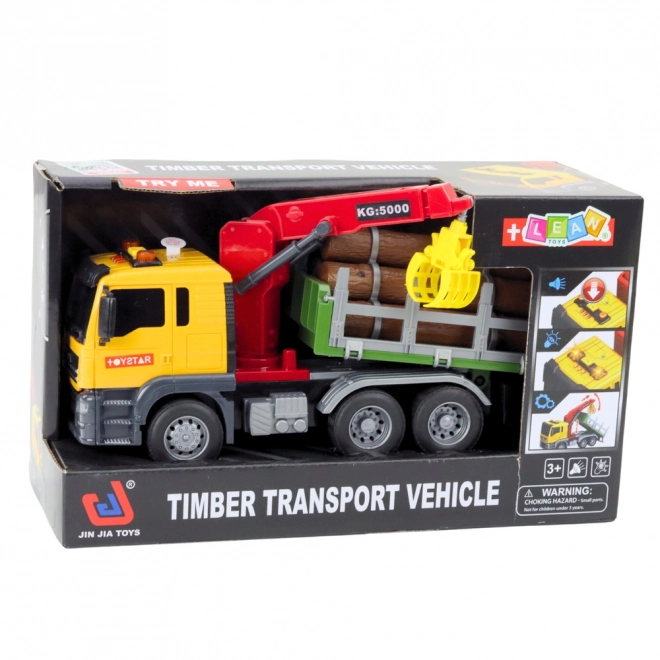 Yellow Wooden Crane 1:14