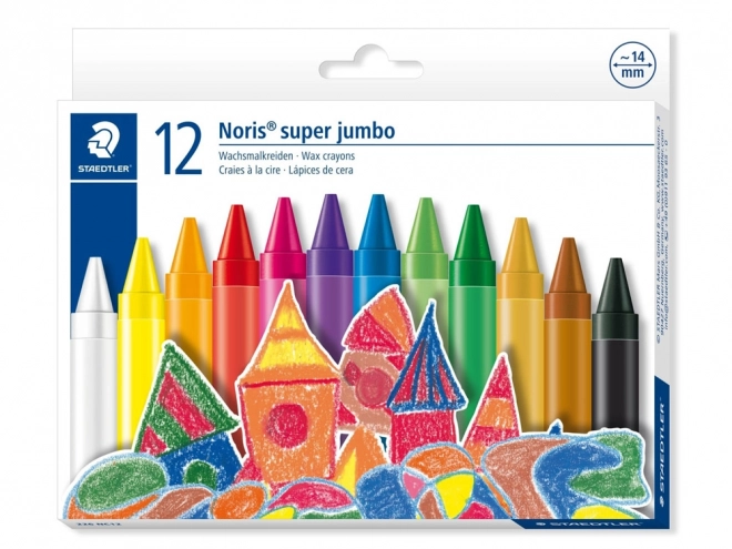 Staedtler Jumbo Wax Crayons 12 Pack