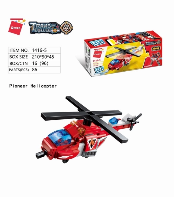 Blazing Mars Fire Rescue Set 6-in-1