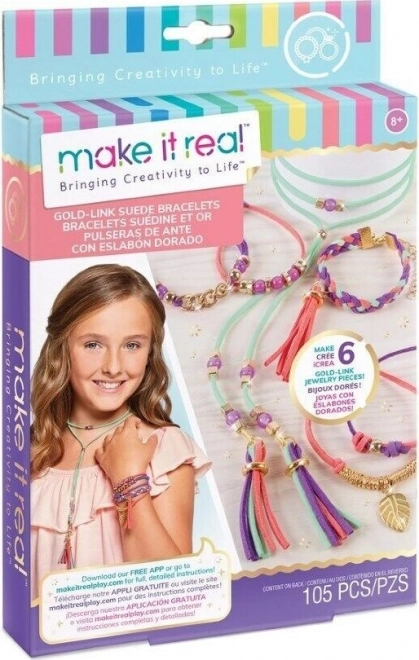 Make It Real Gold Bracelets and Necklaces Kit