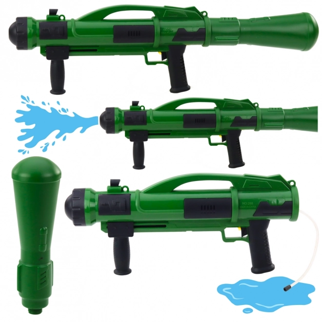 Water Gun Bazooka with Pump 73 cm Green