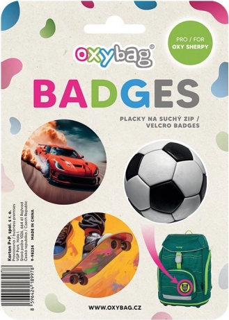 Set 4 pezzi OXY Sherpy – motivo calcistico