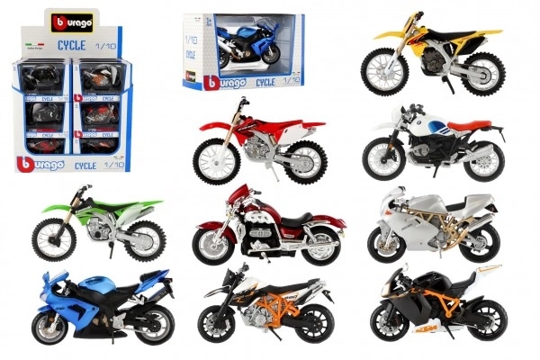 Bburago Motorcycle 1:18 Display (18 units)