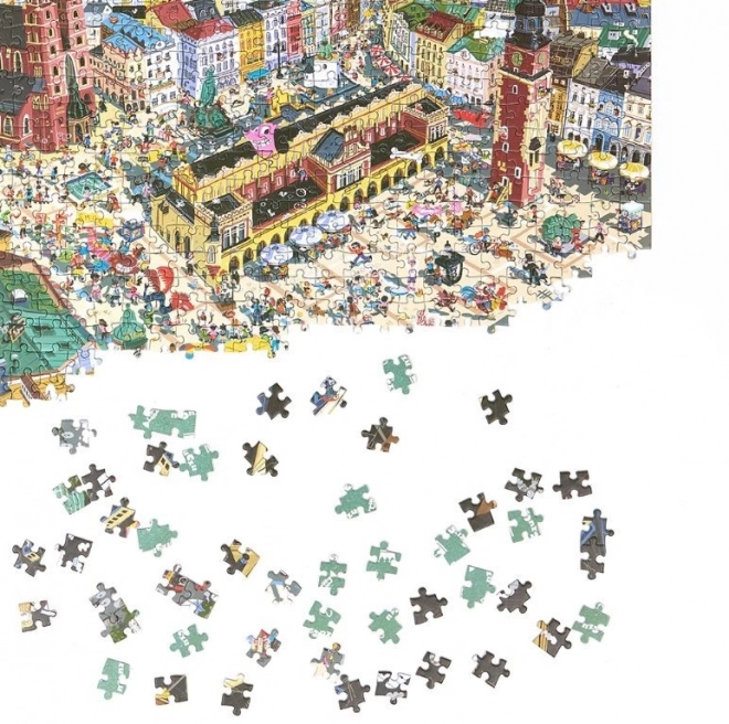 Puzzlove Krakow City Puzzle 1000 Pieces