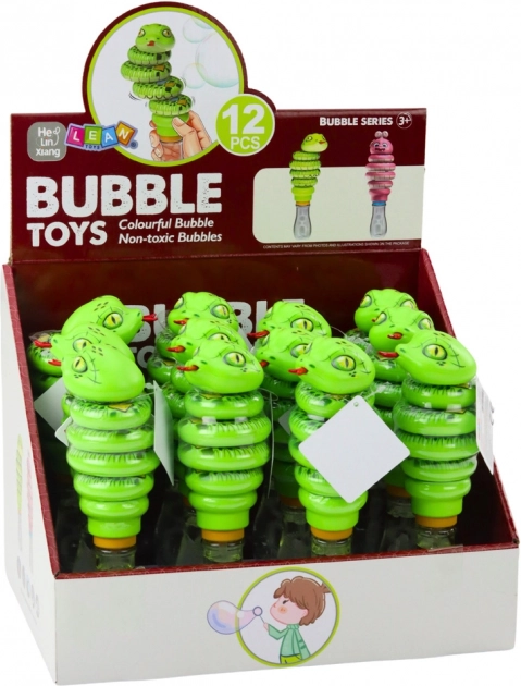 Jouet pour enfants - Serpent bulles 2en1 Vert