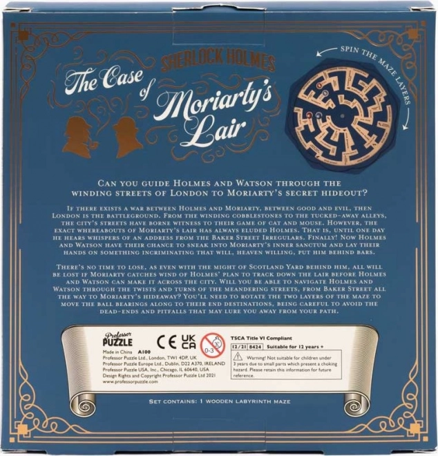 Professor Puzzle Rätsel Sherlock Holmes: Der Fall des Moriarty-Verstecks