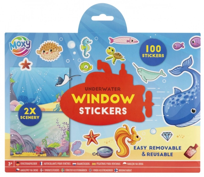 Creative Window Sticker Set with Sceneries