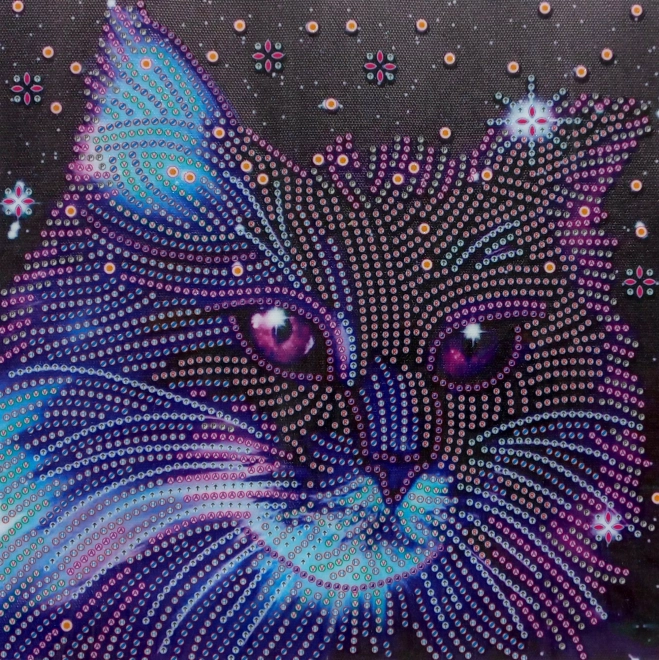 Norimpex Diamond Painting 7D Star Kitten 30x30cm