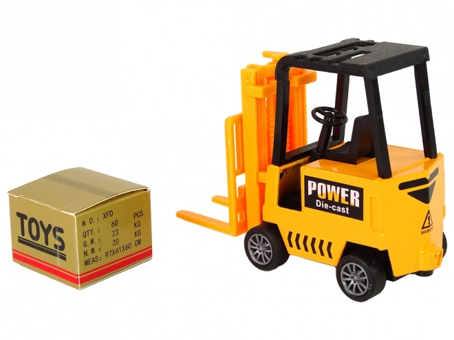 Friction-Powered Toy Forklift