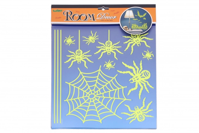 Glow in the Dark Wall Stickers Spiders for Halloween