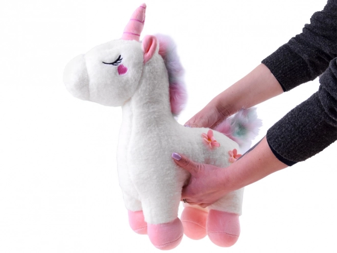 Magical Plush Unicorn 48cm – white