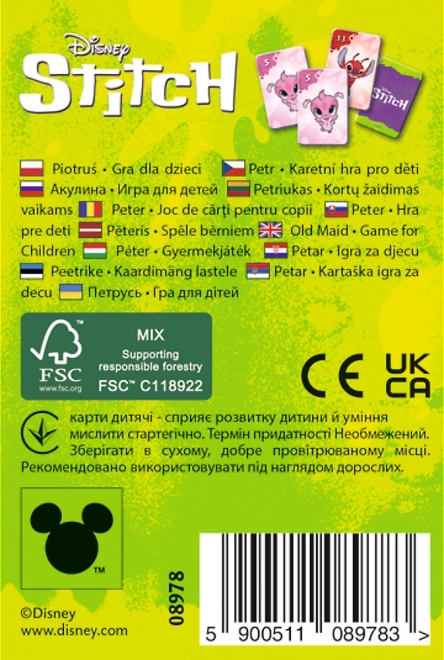 Gioco di Carte Černý Petr Stitch