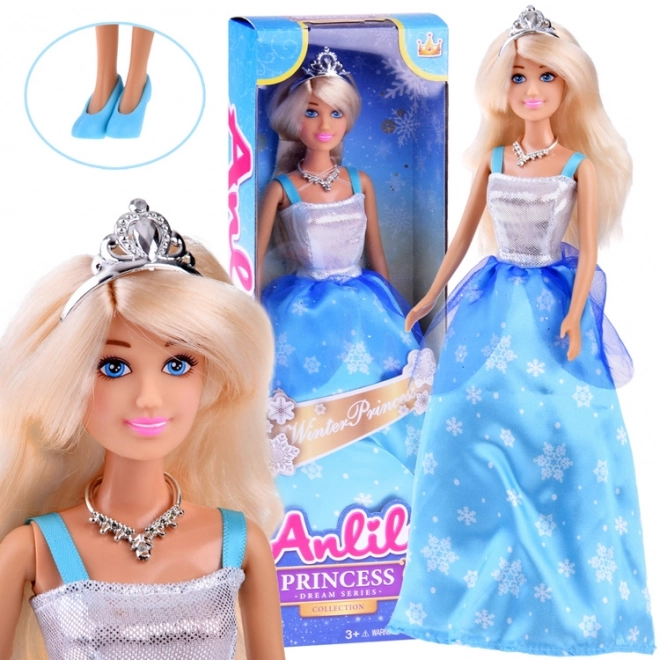 Anlily charming princess doll cinderella in ball gown 30cm