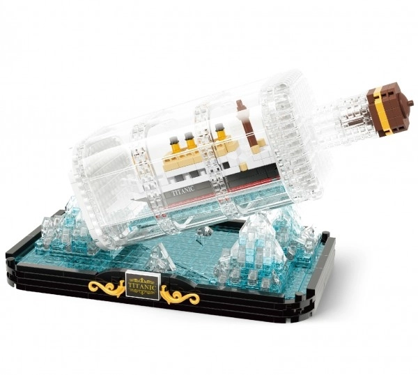 Mini Titanic in a Bottle Building Set