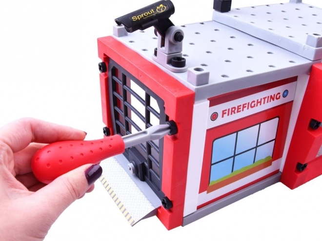 Fire Rescue Building Block Set for Kids