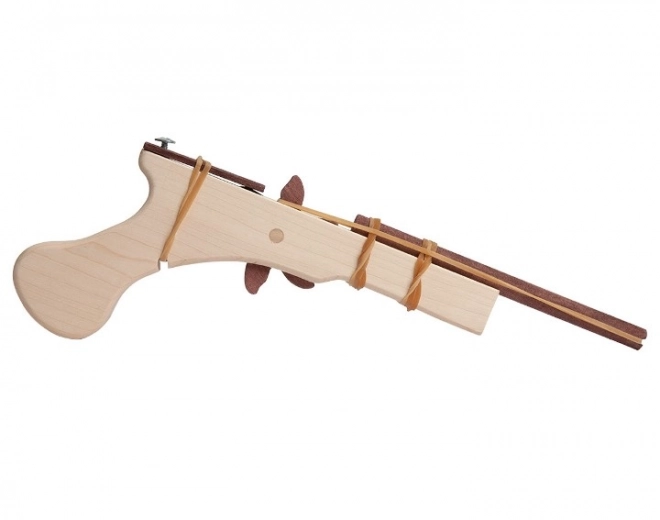 Pistola in legno Fauna per elastici