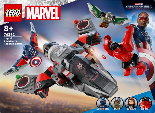 Lego Marvel Captain America Vs Red Hulk Battle Set