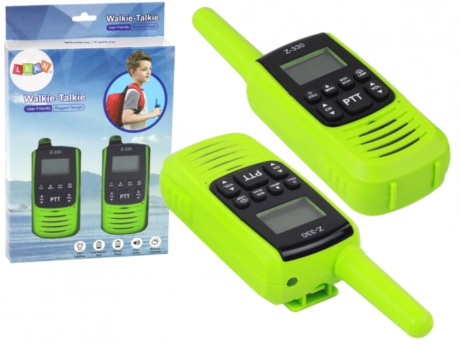 Green walkie-talkie 3km communication gadget