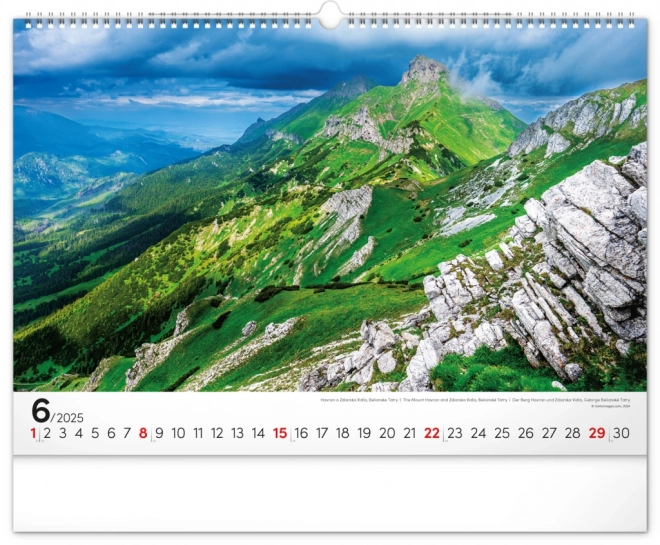 Notique Wall Calendar Magical Tatras 2025