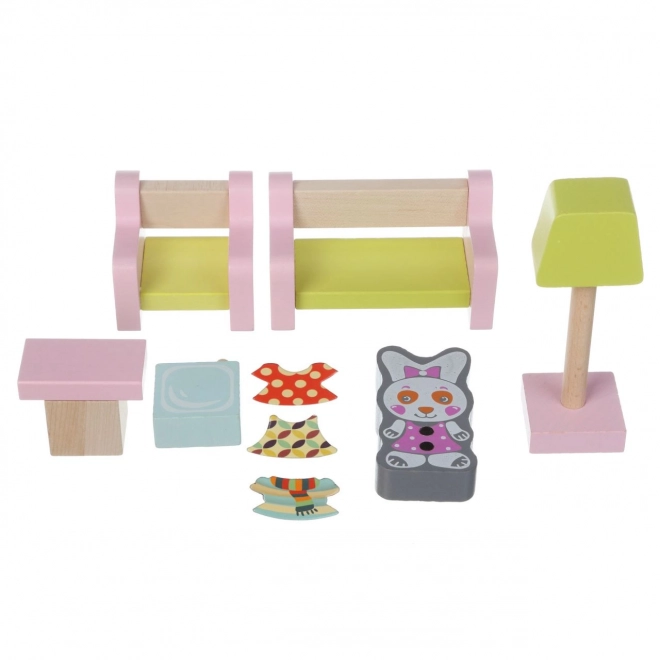 Cubika Living Room Wooden Dollhouse Furniture