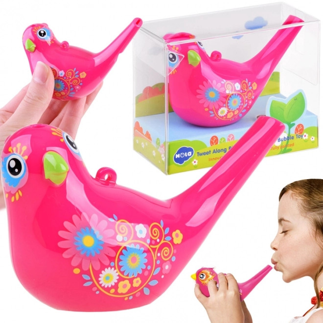 Colorful Whistling Water Bird – pink