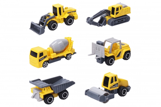 Construction Vehicles Metal Toy Set