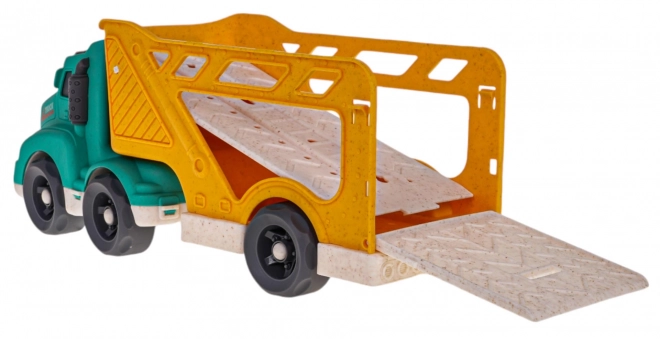 Eco Car Transporter Set with Toy Cars