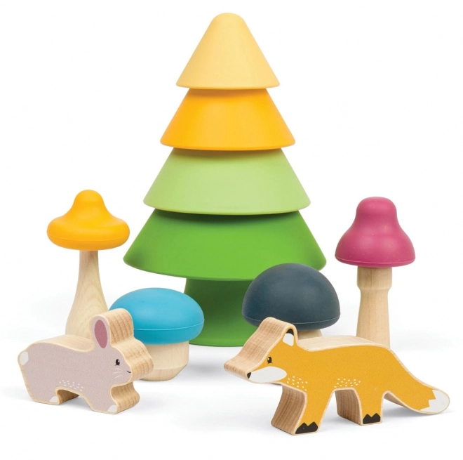 Forest Animals Wooden Playset