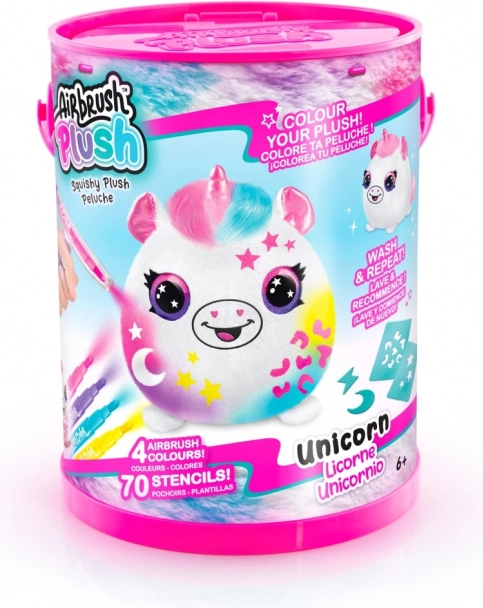 Kit creativo con aerografo Squish Pals Paint Can