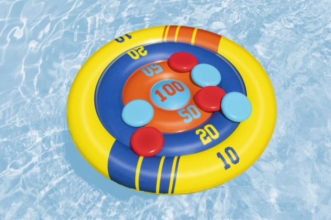 Inflatable Pool Target Game with Frisbee 140 cm