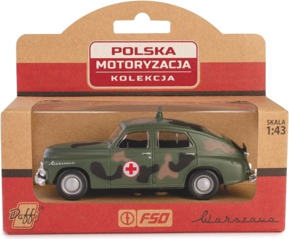Vehicle PRL Warszawa M20 Military Ambulance