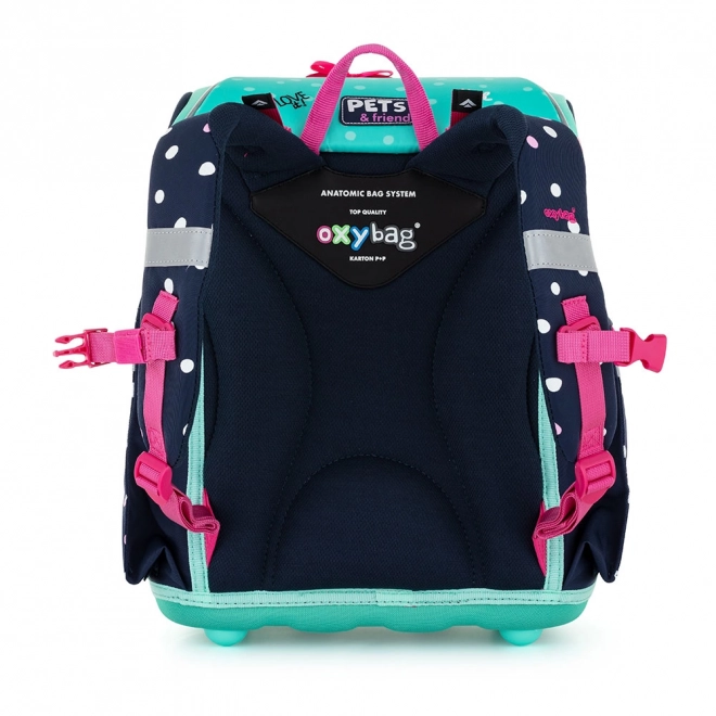 Premium Light School Backpack with Pets Design