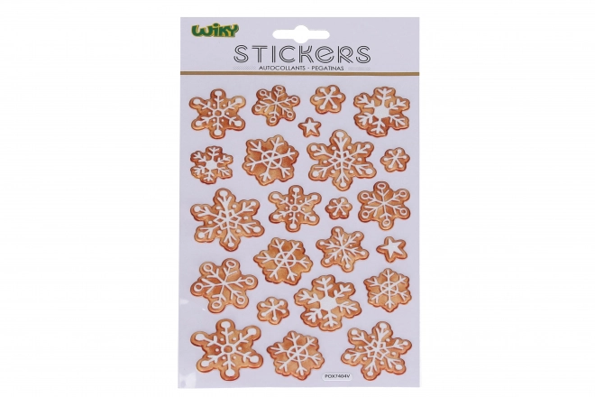 Pop Up Snowflake Stickers