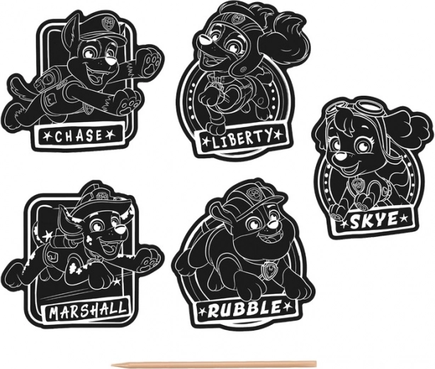 Creative Scratch Sticker Set Paw Patrol