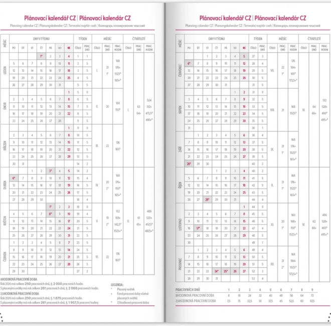 Zakagenda 2026 rood