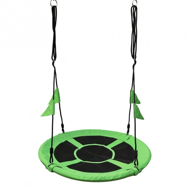 Children's Nest Swing with Flags