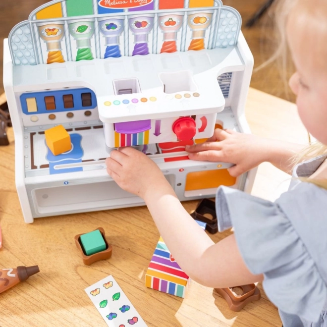 Wooden Chocolate Factory Playset