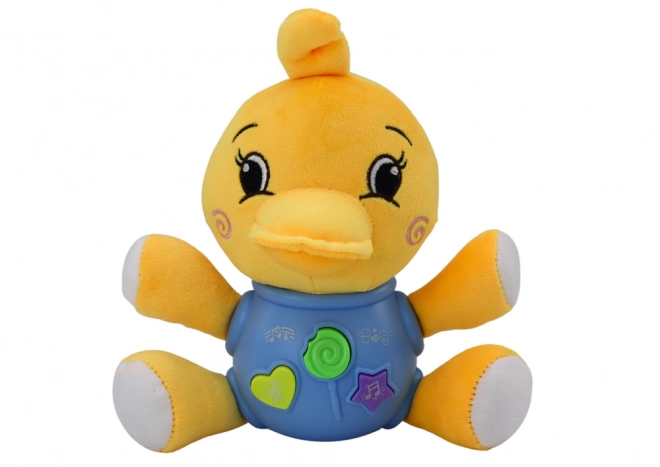 Interactive Yellow Plush Duck