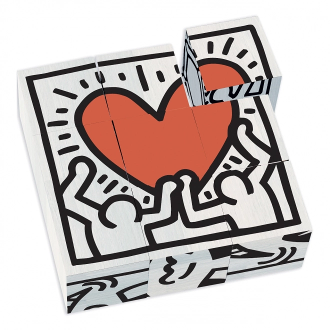 Vilac Picture Blocks with Keith Haring Art