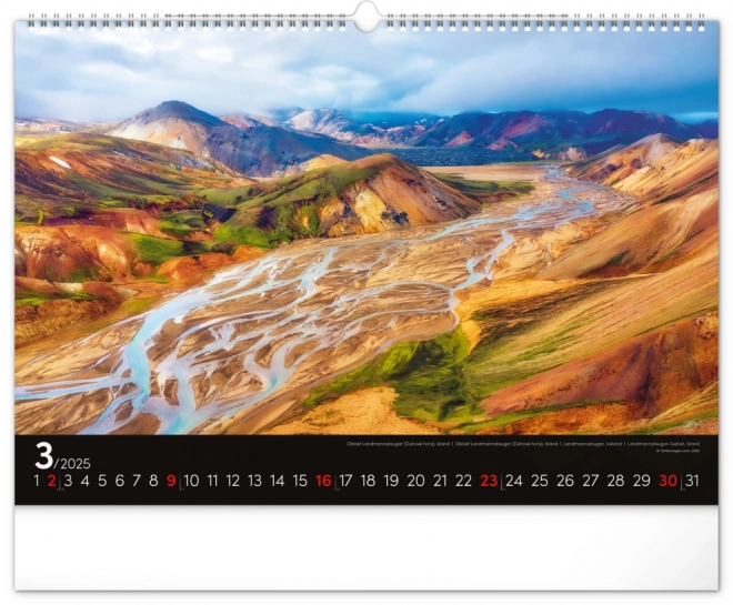 Notique Wall Calendar Landscapes 2025