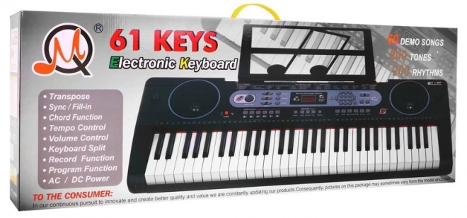 Multifunctional Kids Keyboard Set with Stand and Microphone