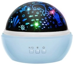 Night Light Projector - Starry Sky & Ocean Depth – Blue