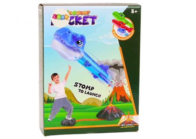 Dinosaur Volcano Rocket Launcher Set