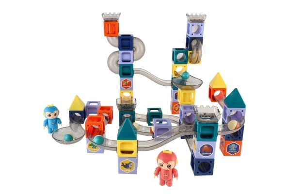 Magnetic Marble Run with Figurines