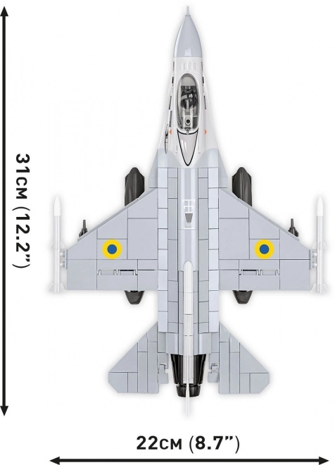 F-16C Fighting Falcon Building Blocks Set