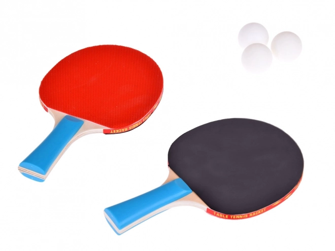 Wooden Table Tennis Paddle Set with Balls