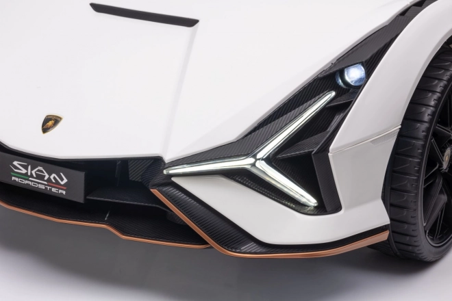 Ružové vozidlo Lamborghini Sian – Biele