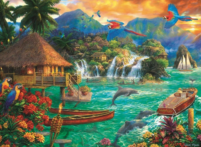 Life on the Island Puzzle 3000 Piece