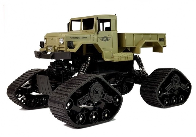 Remote Controlled All-Terrain Pickup with Tracks