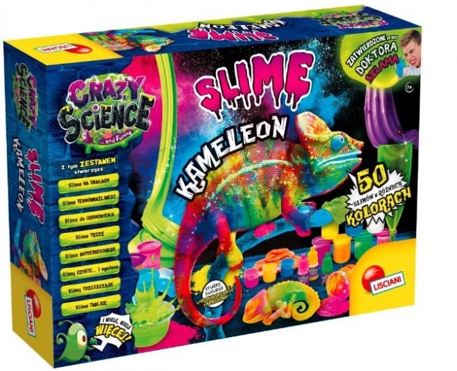 Crazy Science Chameleon Slime Set